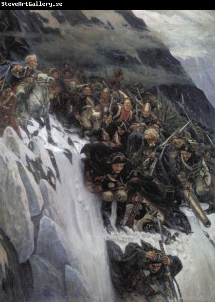 Vasily Surikov March of Suvorov through the Alps